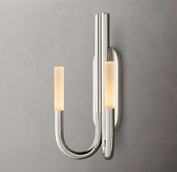 Rousseau Double Wall Light, Bathroom Wall Sconce, detail 16