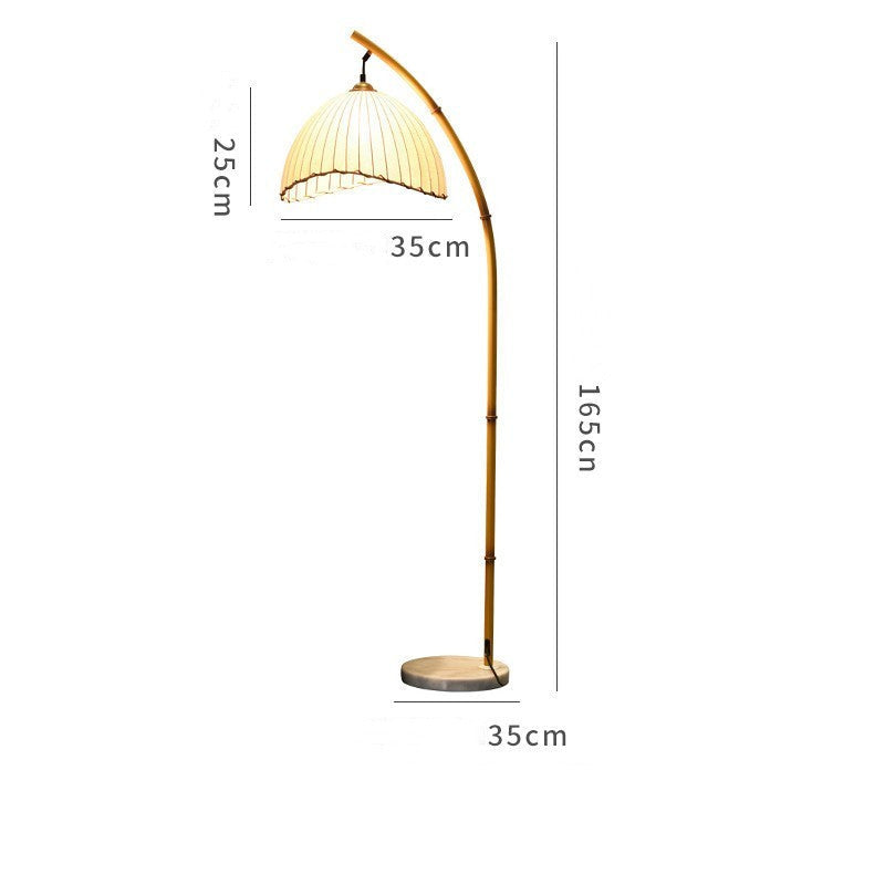 Bamboo Floor Light Stylish Lighting for Study & Bedroom, Floor Lamp, detail 6