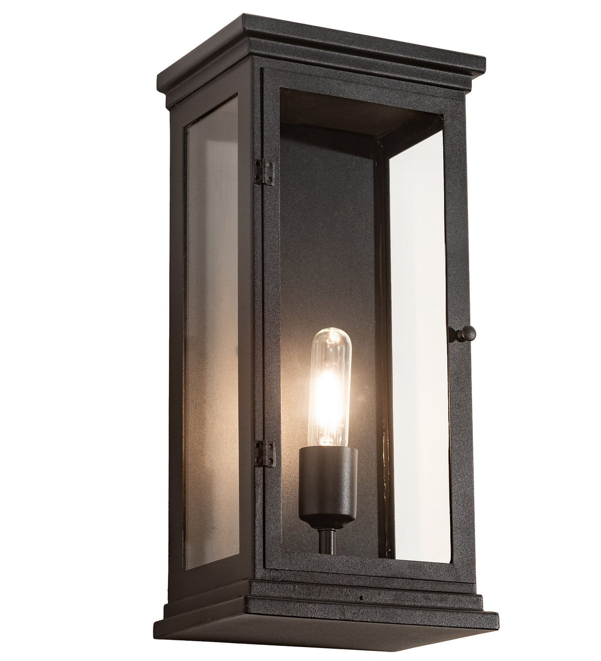 Whitman 1-Light 18.00" Old Wrought Iron Wall Sconce front view