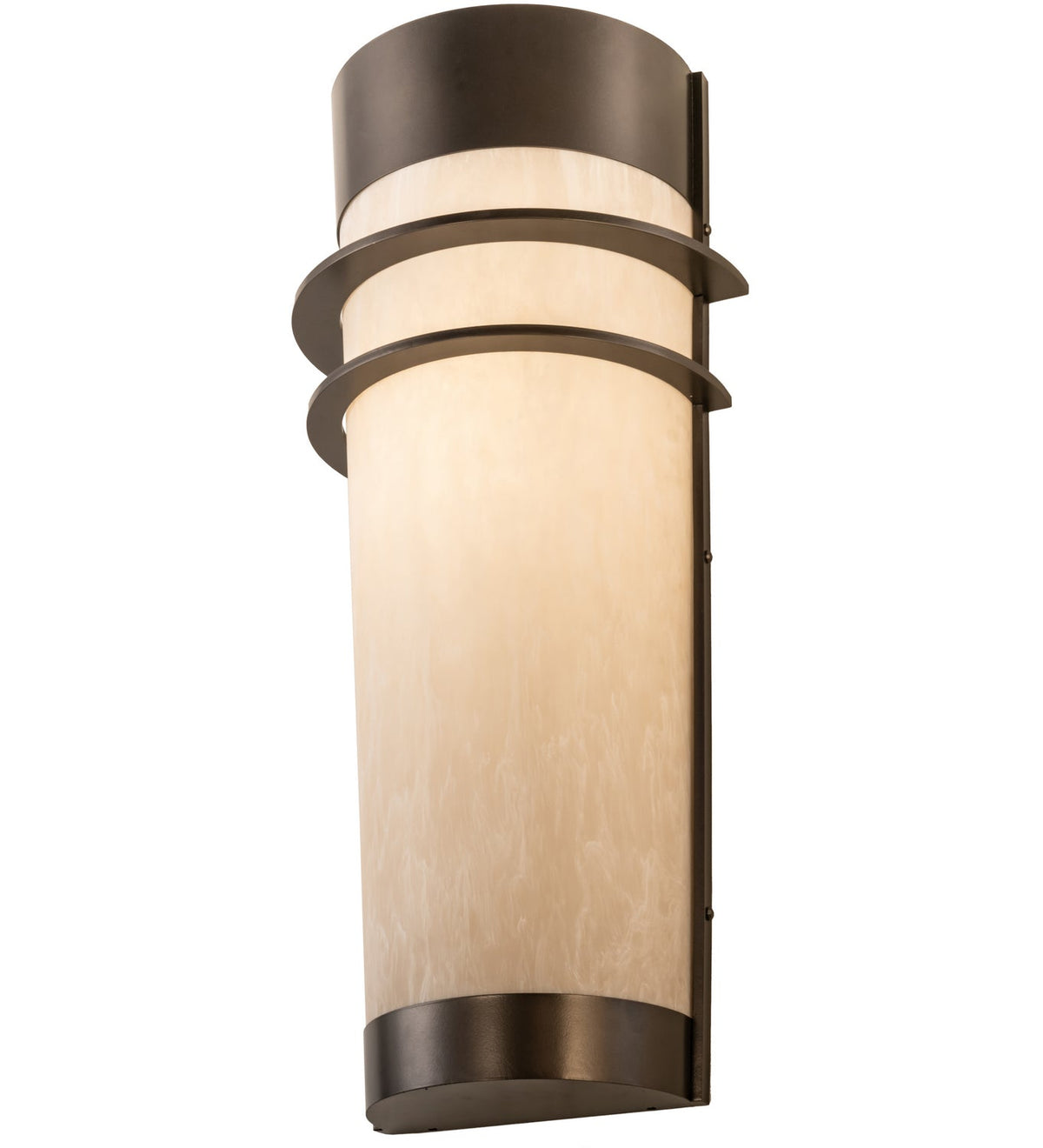 Cilindro Cityplace 1-Light 36.00" Exterior Oil Rubbed Bronze LED Wall Sconce front view