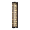 Luma Column Wall Light, Hardwired Wall Sconce, Metal, Model A: Dia 9cm x H 35cm