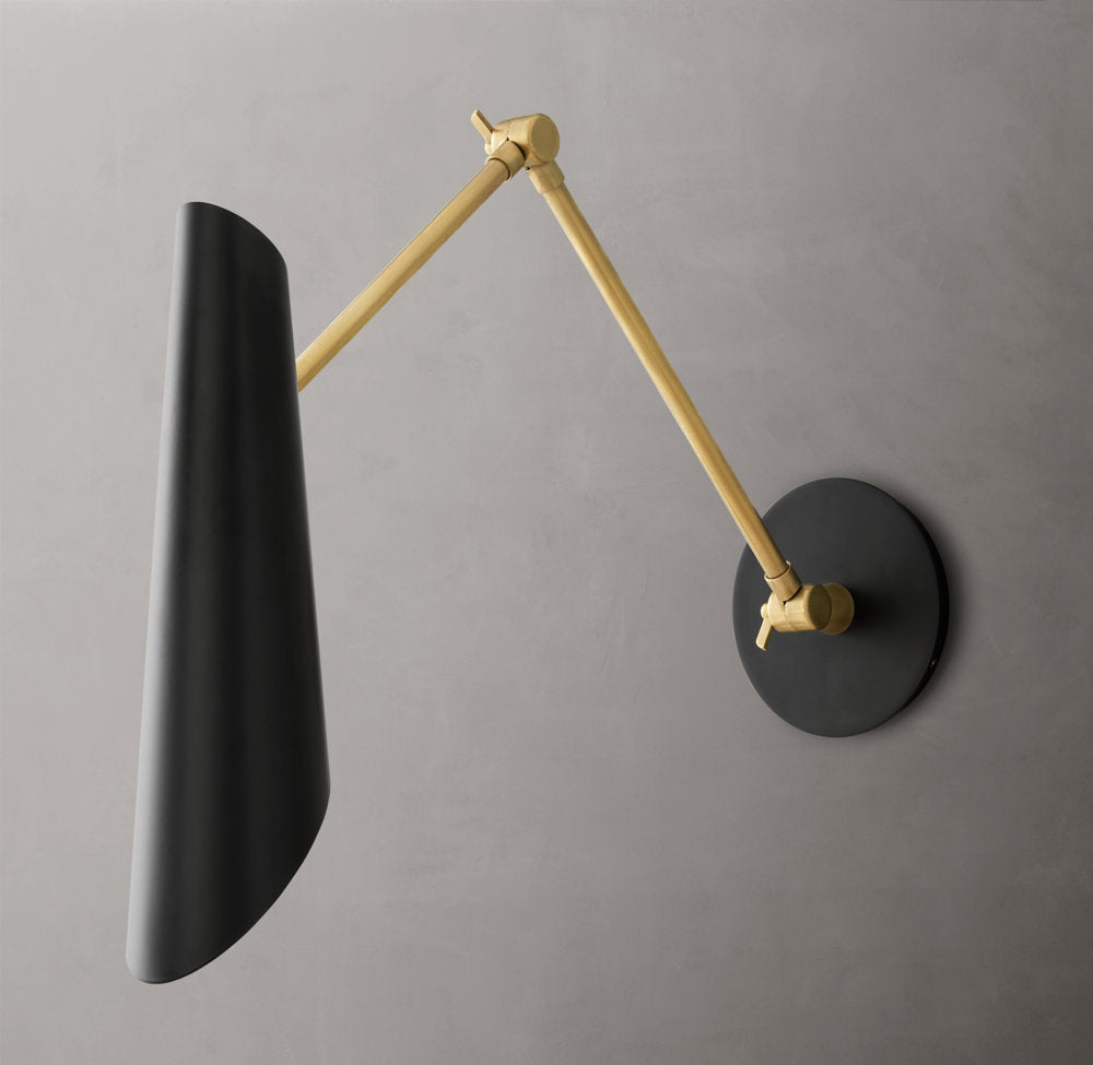 Franca Wall Light, Hardwired Wall Sconce, Dimensions Overall: 5"