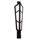 Deep Polaris 8-Light 78.50" Textured Black Wall Sconce front view