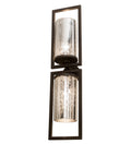 Galatia 2-Light 36.00" Wrought Iron Wall Sconce front view