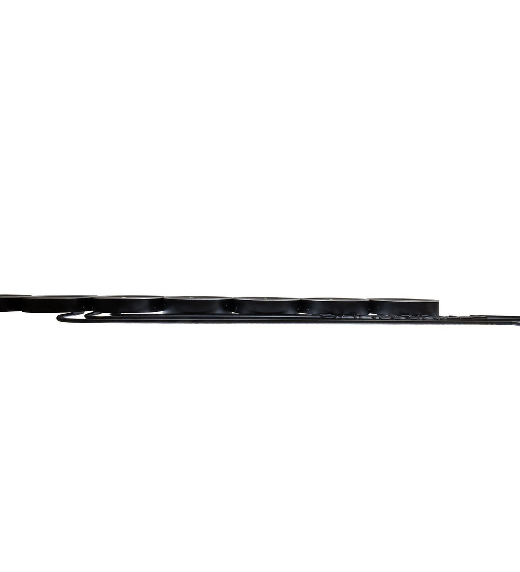 Paletta 10-Light 69.00" Solar Black LED Wall Sconce detail view 6