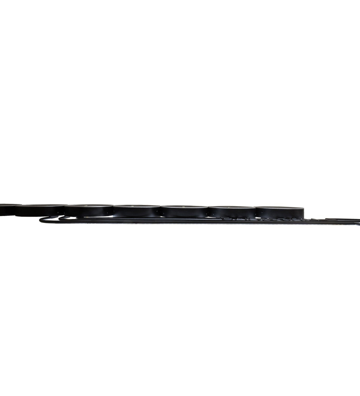 Paletta 10-Light 69.00" Solar Black LED Wall Sconce detail view 6