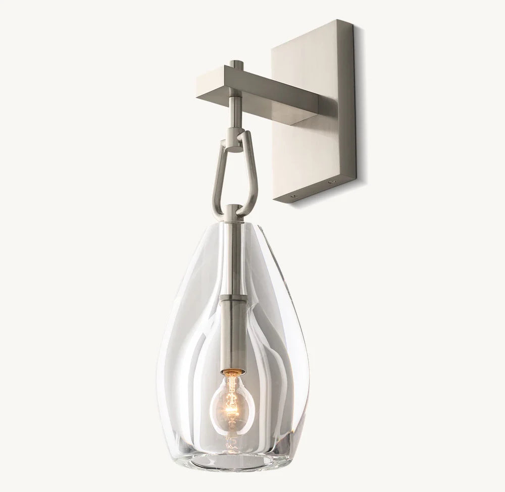 Botanist Flute Wall Light, Bedroom Wall Sconce, detail 16