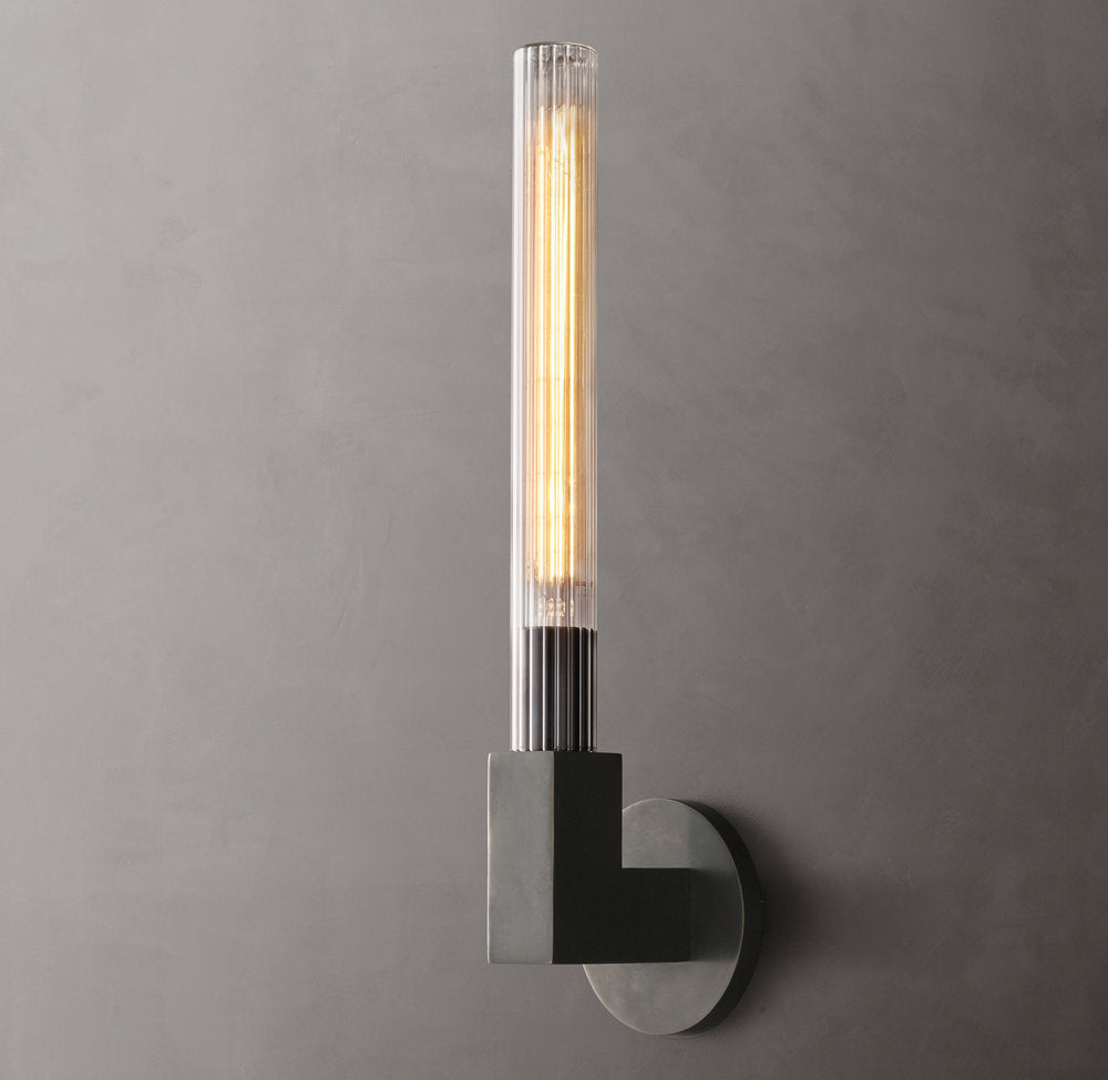 Cannele Exterior Sconce, Outdoor Wall Light, detail 5