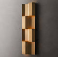 Modernist Grid Wall Light, Bedroom Wall Sconce, Dimensions Overall: 15"