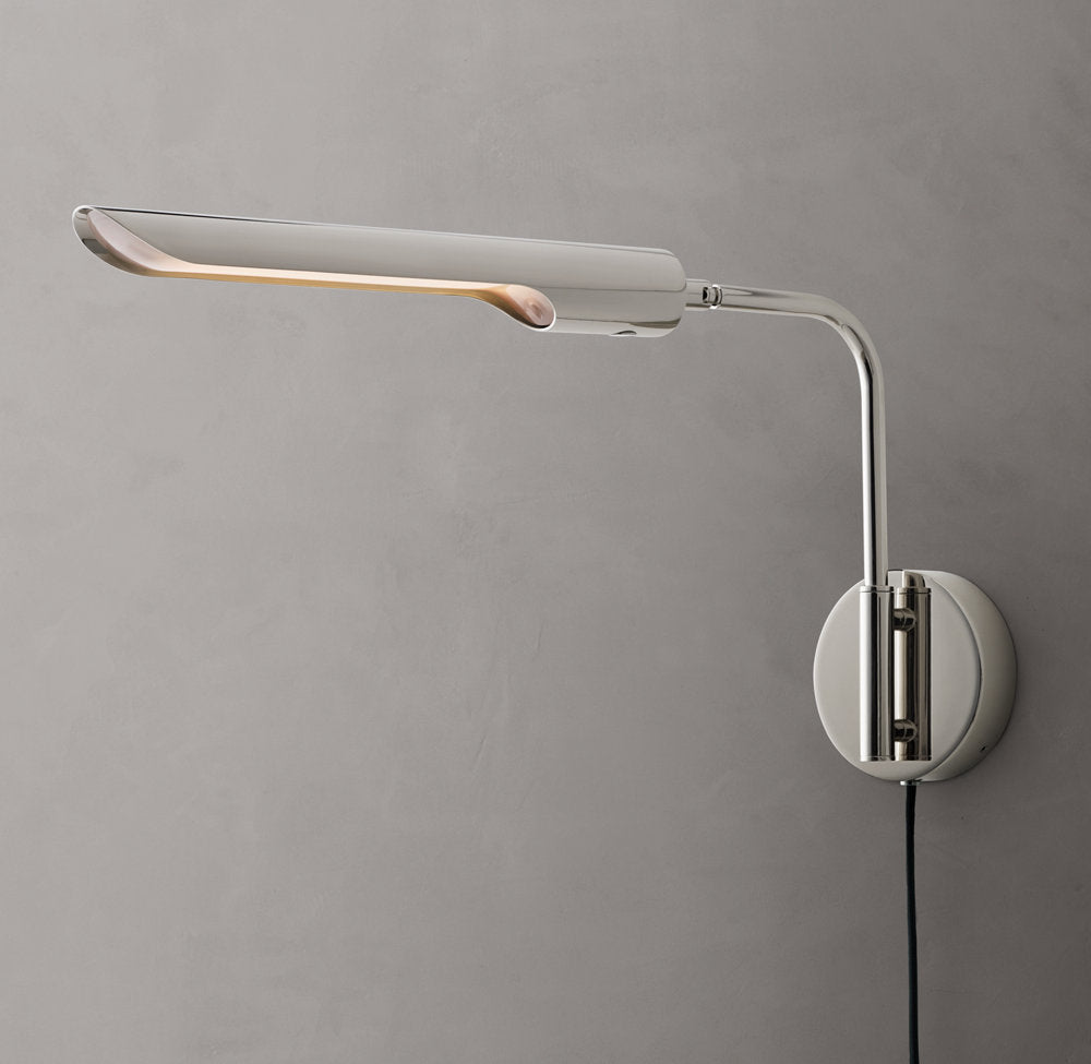 Quinton Task Wall Light, Plug-In Wall Sconce, detail 2