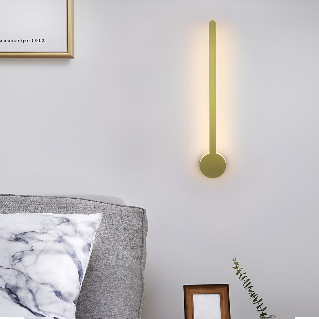 Circular Strip LED Contemporary Wall Light, Bedroom Wall Sconce, detail 2