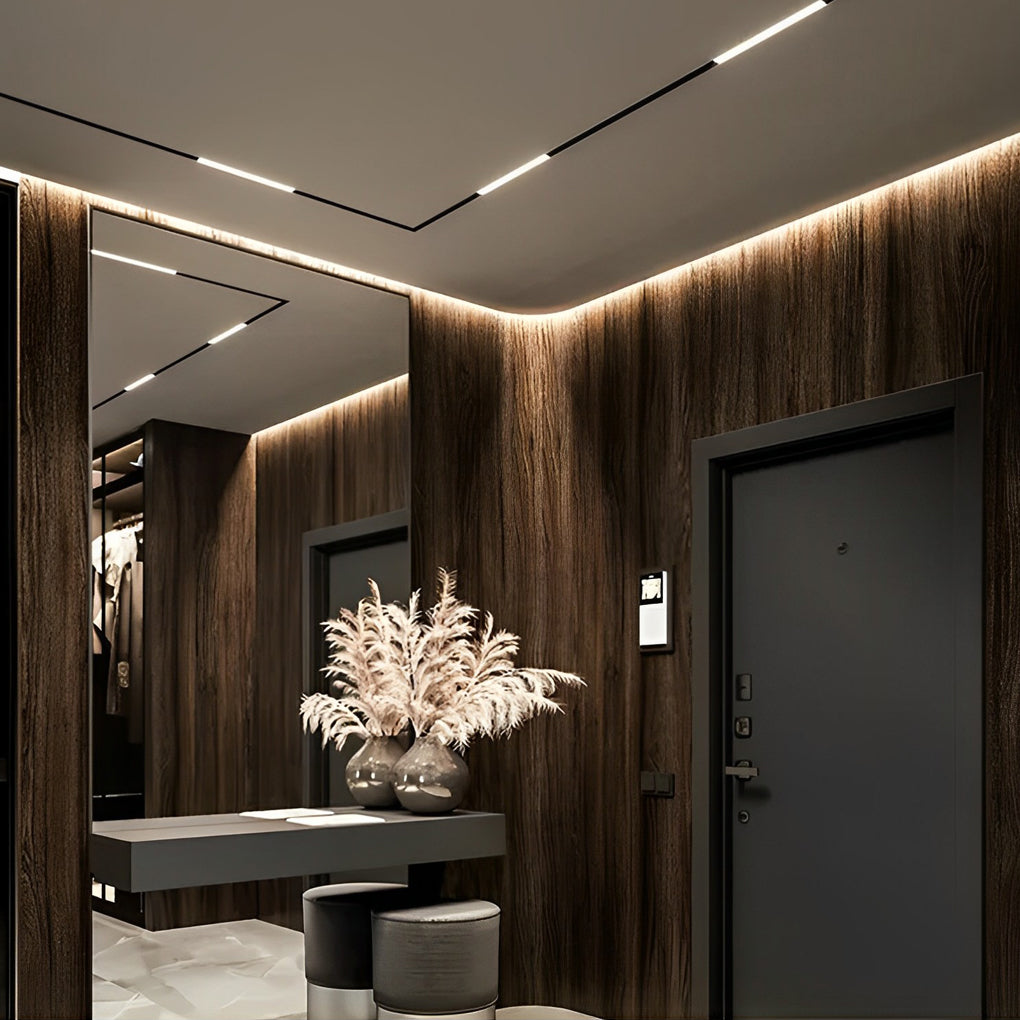 Curated Mini Recessed Invisible LED Strip Lights Under Cabinet Lighting Linear Lights, Bathroom Wall Sconce, detail 3