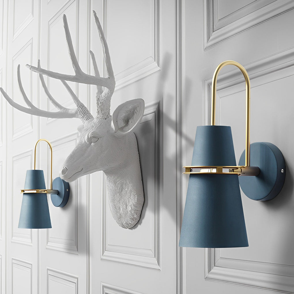 Personality Creative Iron Nordic Wall Light Plug-In Wall Light, Plug-In Wall Sconce, detail 9