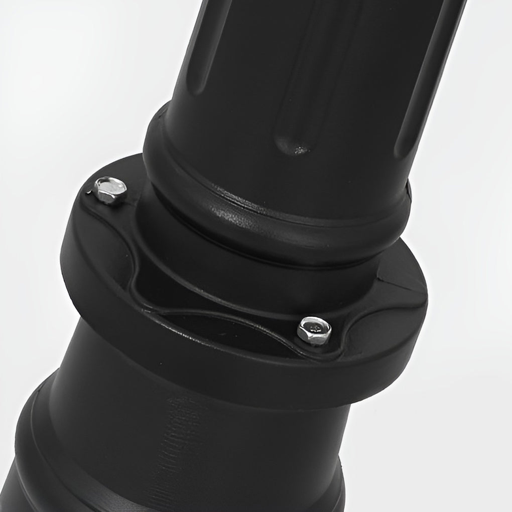 3 Lights Waterproof Black Contemporary Exterior Post Lights Public Lighting, Outdoor Wall Light, detail 10