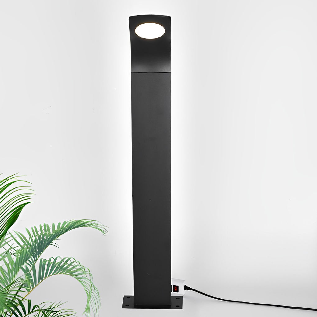 Waterproof IP65 COB LED Black Contemporary Exterior Pathway Lights, Outdoor Wall Light, detail 8