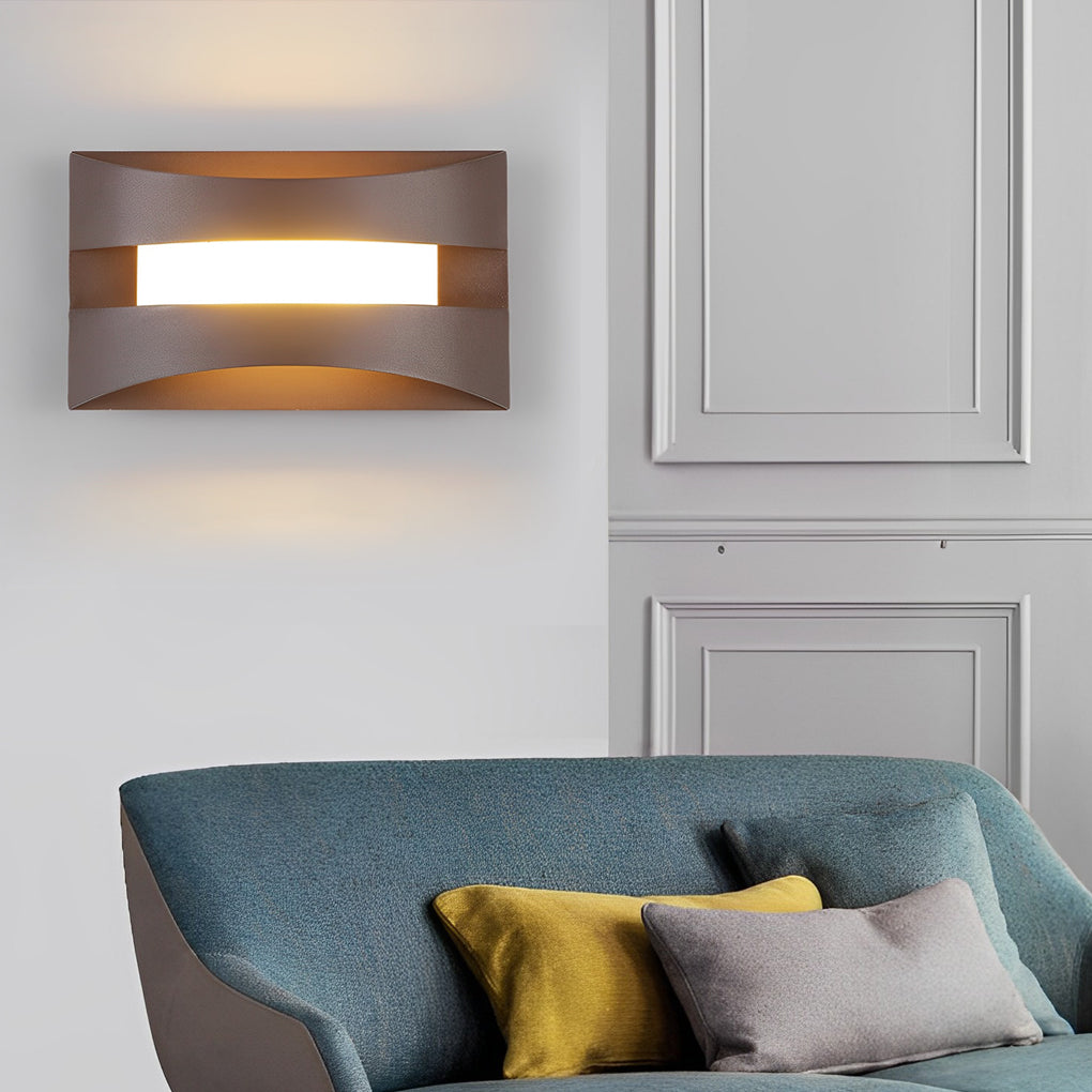 Box Creative LED Clean-Lined Nordic Bedside Wall Light, Bedroom Wall Sconce, detail 4
