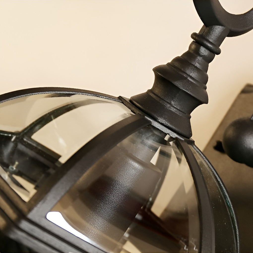 Double-layer Waterproof Glass E27 Vintage Wall Light, Wall Sconce, detail 9