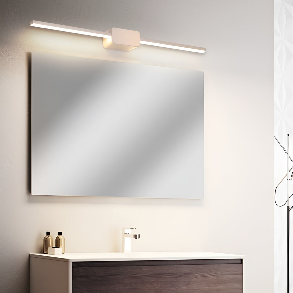 16''/24''/31'' Contemporary LED Linear Bathroom Vanity Fixture with Central Box Frame, Bathroom Vanity Light, detail 5