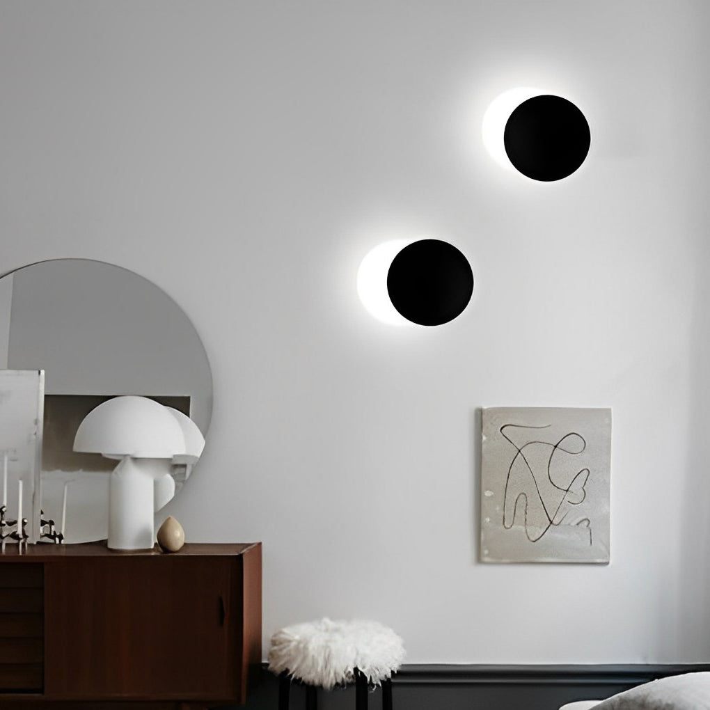 360° Rotatable Circular LED Contemporary Wall Light Decorative Wall Light, Bedroom Wall Sconce, detail 7