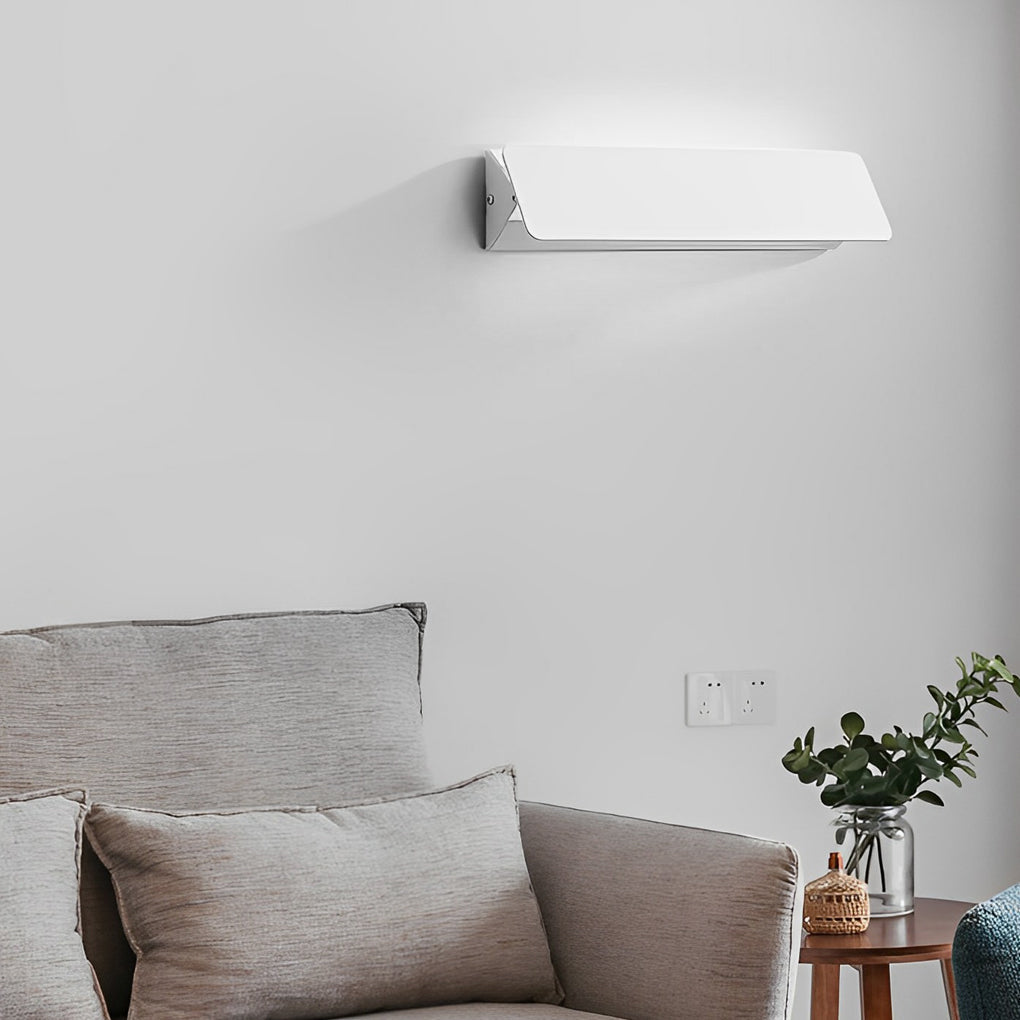 270° Rotatable Adjustable Box Strip LED White Nordic Wall Light, Bedroom Wall Sconce, detail 6