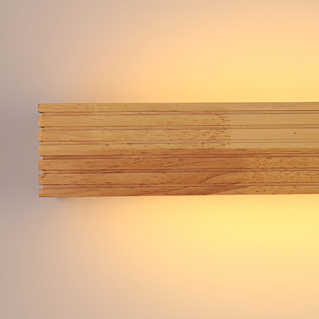 Wood Box Waterproof LED Nordic Wall Light Lighting Mirror Light, Bathroom Vanity Light, detail 9