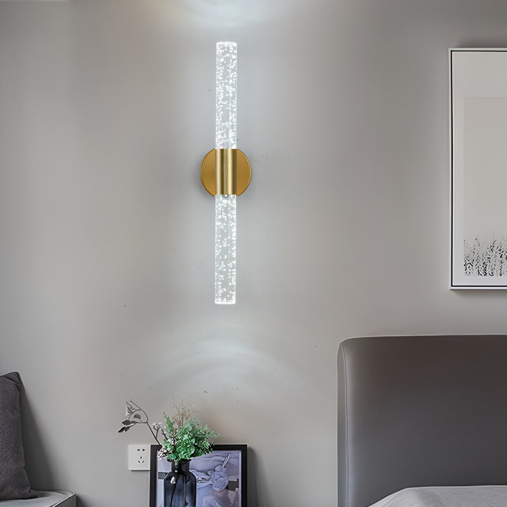 Clean-Lined Strip LED Nordic Wall Light, Bedroom Wall Sconce, detail 3