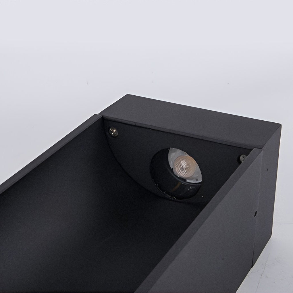 Square 5W LED Waterproof Black Contemporary Exterior Lawn Light Path Lights, Outdoor Wall Light, detail 9