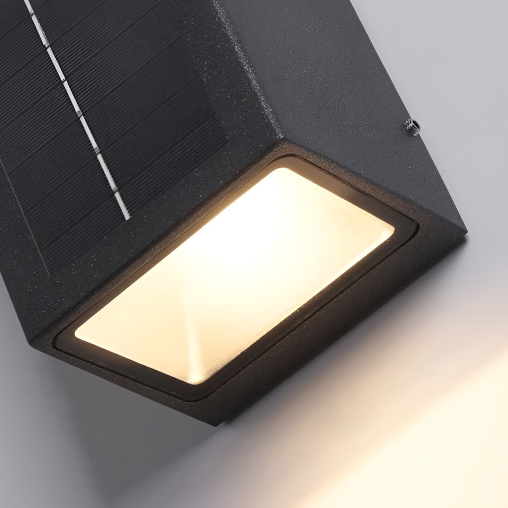 Box Waterproof Up and Down Lights LED Solar Contemporary Wall Light, Wall Sconce, detail 9