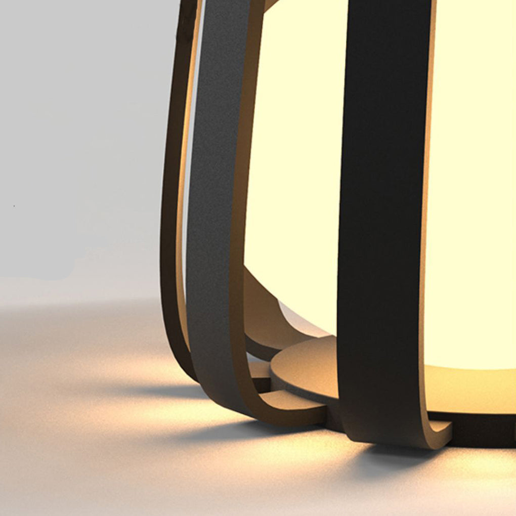 Circular Waterproof RGB Iron Small Coffee Table Solar Light Exterior Lanterns, Outdoor Wall Light, detail 9