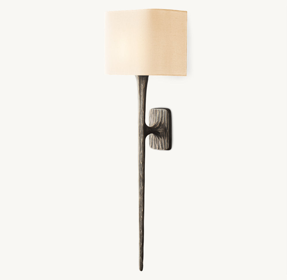 Thaddeus Grand Shaded Wall Light, Bathroom Wall Sconce, detail 10