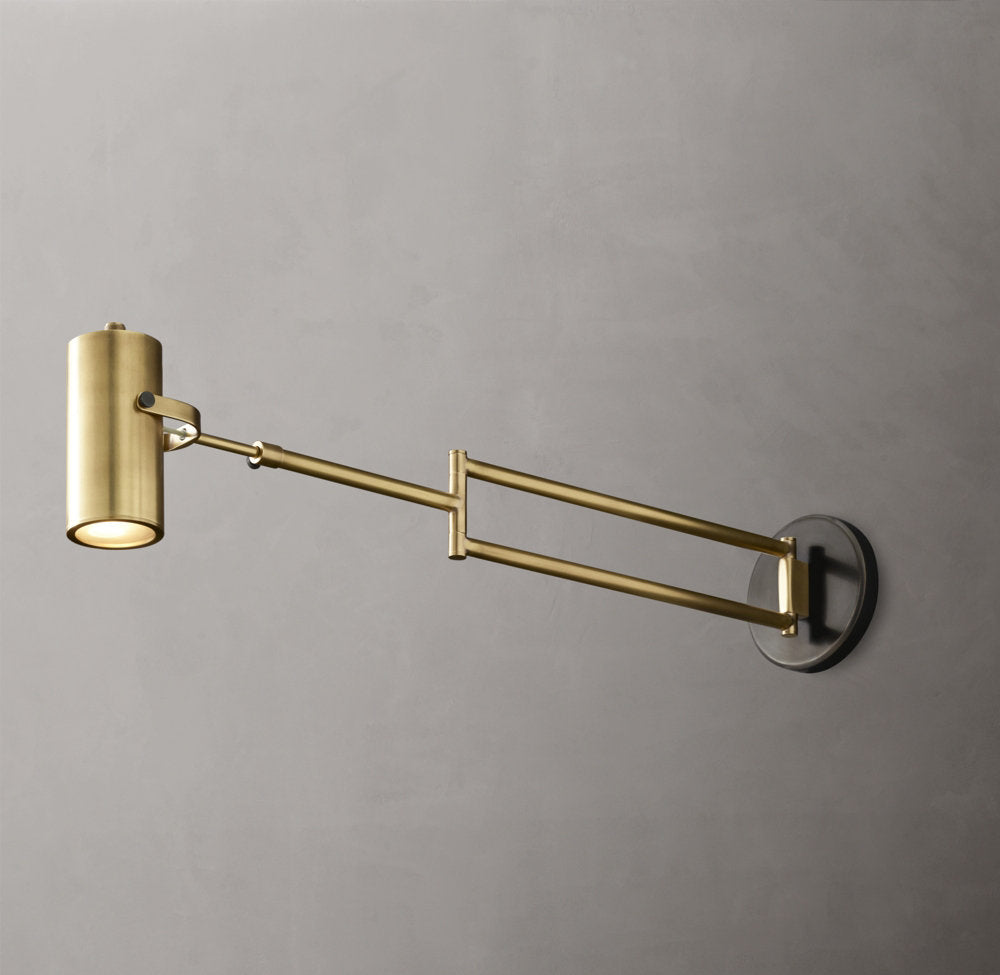 Champeaux Swing-Arm Wall Light, Plug-In Wall Sconce, detail 7