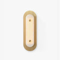 Aurelia Perforated Alabaster Wall Light - Wall Lamp, Hardwired Wall Sconce, Metal, Dia 20cm x H 60cm