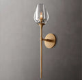 Tulip Grand Wall Light - 5"W x 7"D x 24"H, Bathroom Wall Sconce