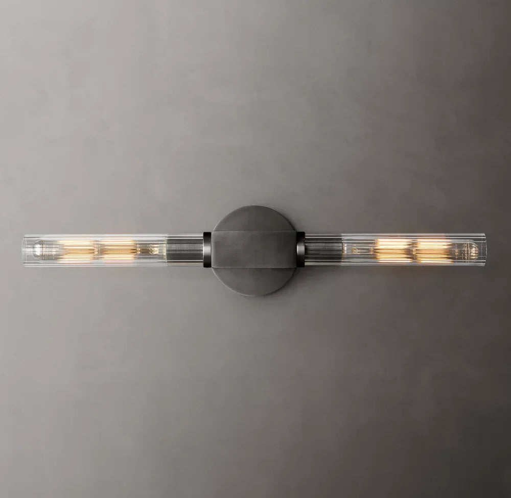 Cannele Linear Wall Light, Bathroom Wall Sconce, detail 12