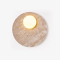 Terra Lume Orb Wall Light, Hardwired Wall Sconce, Metal, Dia 35cm x H 35cm