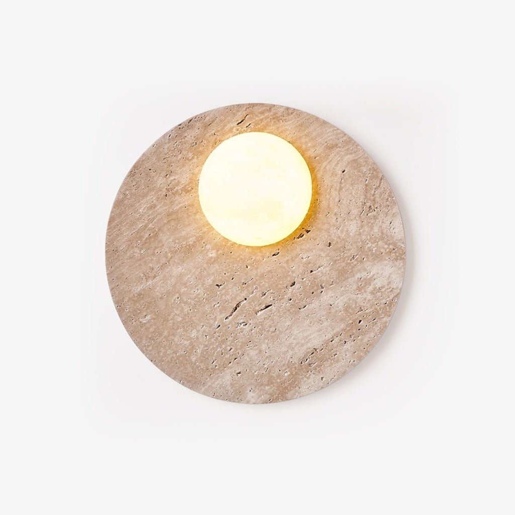 Terra Lume Orb Wall Light, Hardwired Wall Sconce, Metal, Dia 35cm x H 35cm
