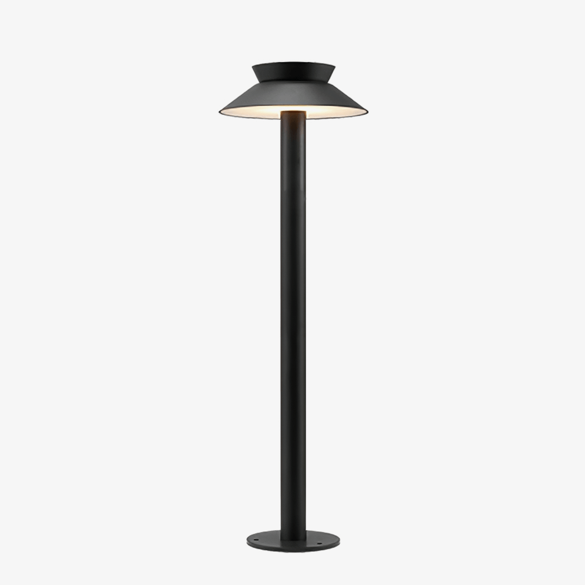 Halo Stem Exterior Path Light, Outdoor Wall Light, Stainless steel, Dia 23cm x H 60cm