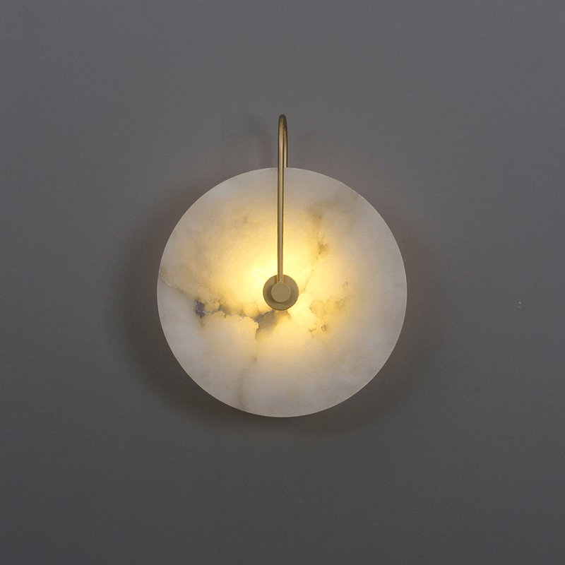 Alabaster LED Wall Light, Hardwired Wall Sconce, detail 23