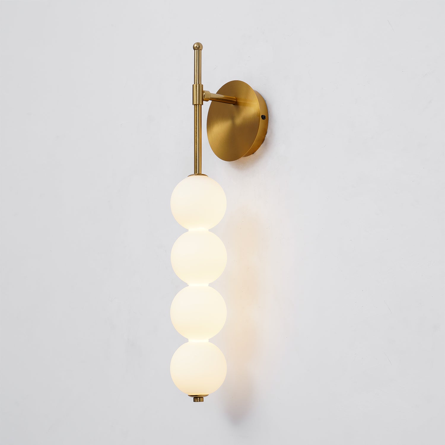 Abacus Wall Light, Bedroom Wall Sconce, Iron, Dia 8cm x H 53cm