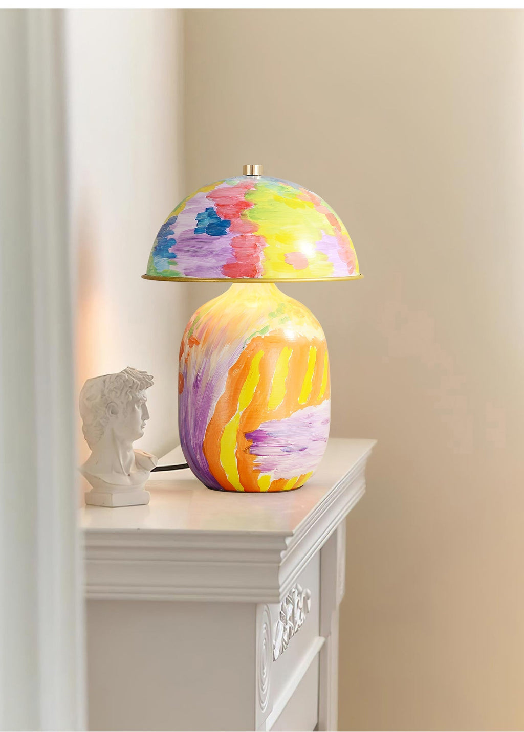 Abstract Mural Table Light, Bedside Table Lamp, detail 7