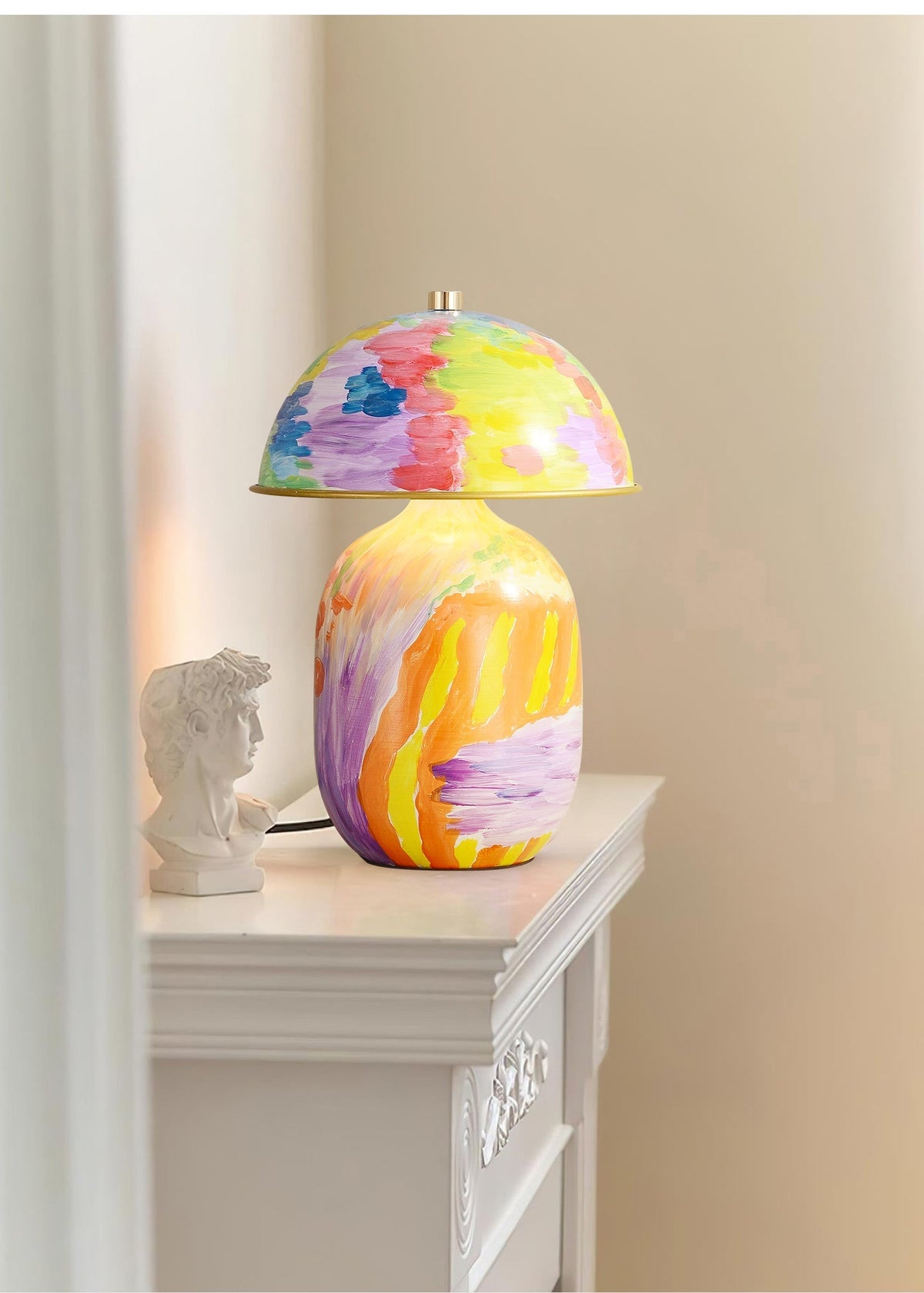 Abstract Mural Table Light, Bedside Table Lamp, detail 7