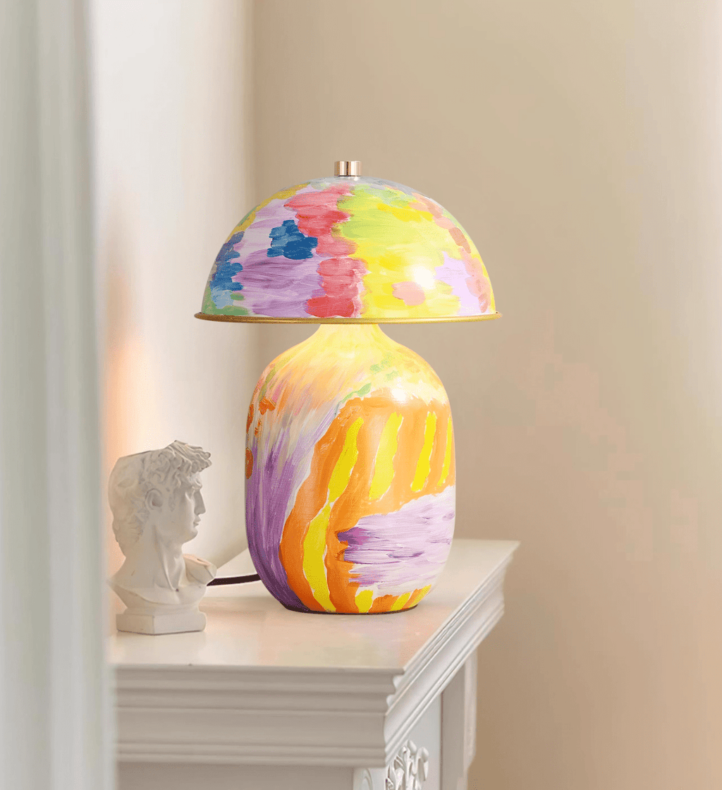 Abstract Mural Table Light, Bedside Table Lamp, detail 2