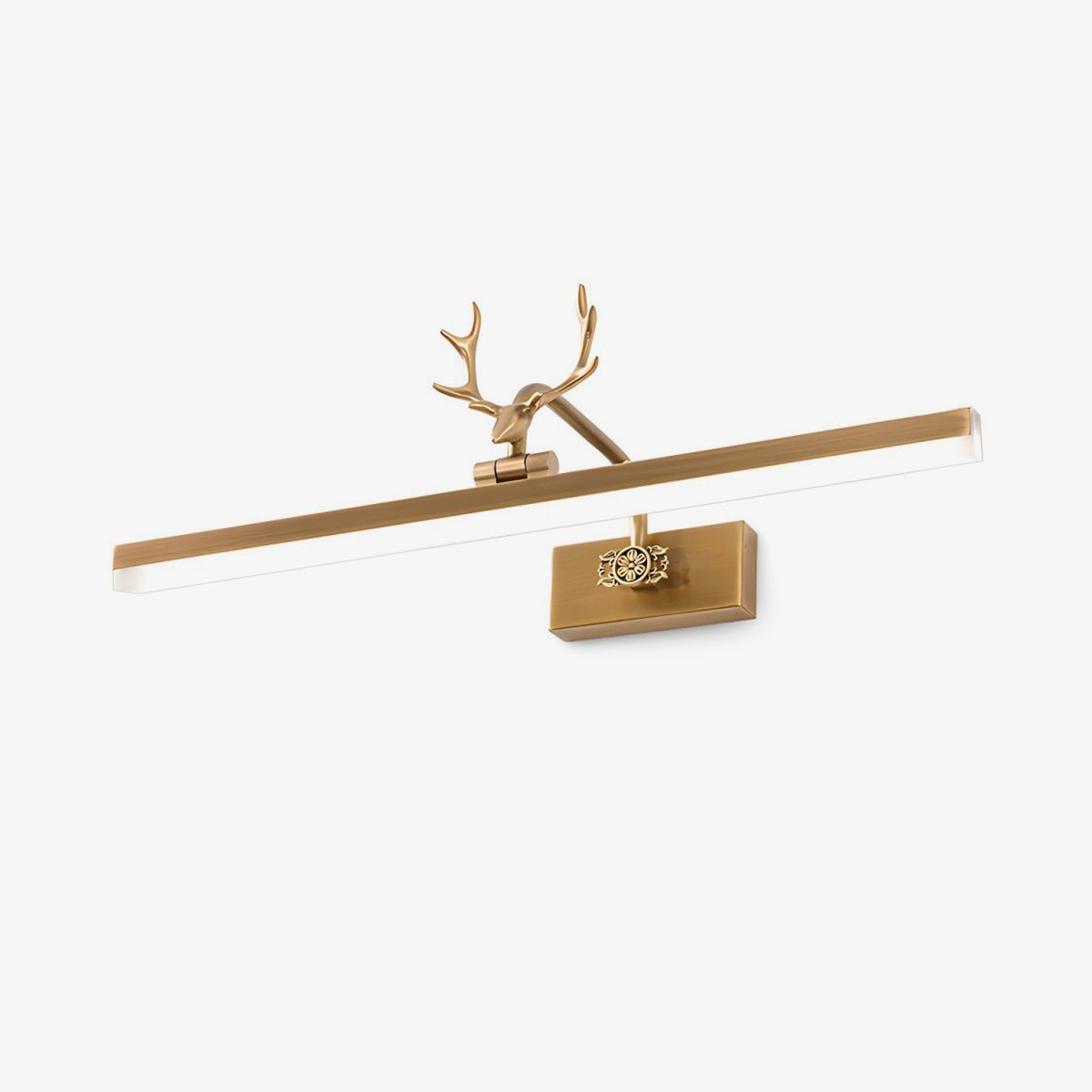 Adelaide Antler Wall Light, Hardwired Wall Sconce, Metal, Dia 43cm x H 15cm