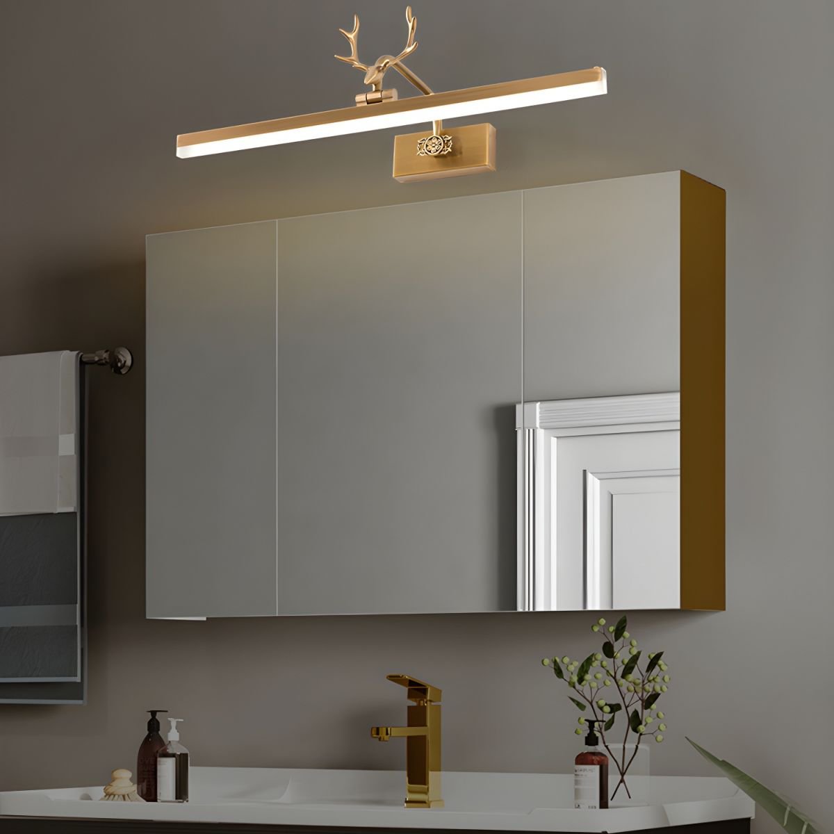 Adelaide Antler Wall Light, Hardwired Wall Sconce, detail 9