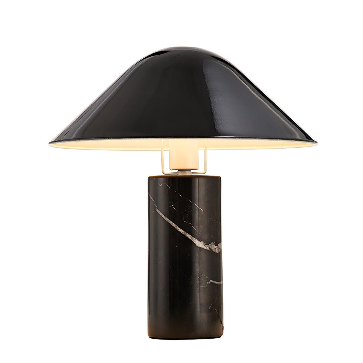 Adelaide Marble Table Light, Bedside Table Lamp, Metal, Dia 38cm x H 42cm