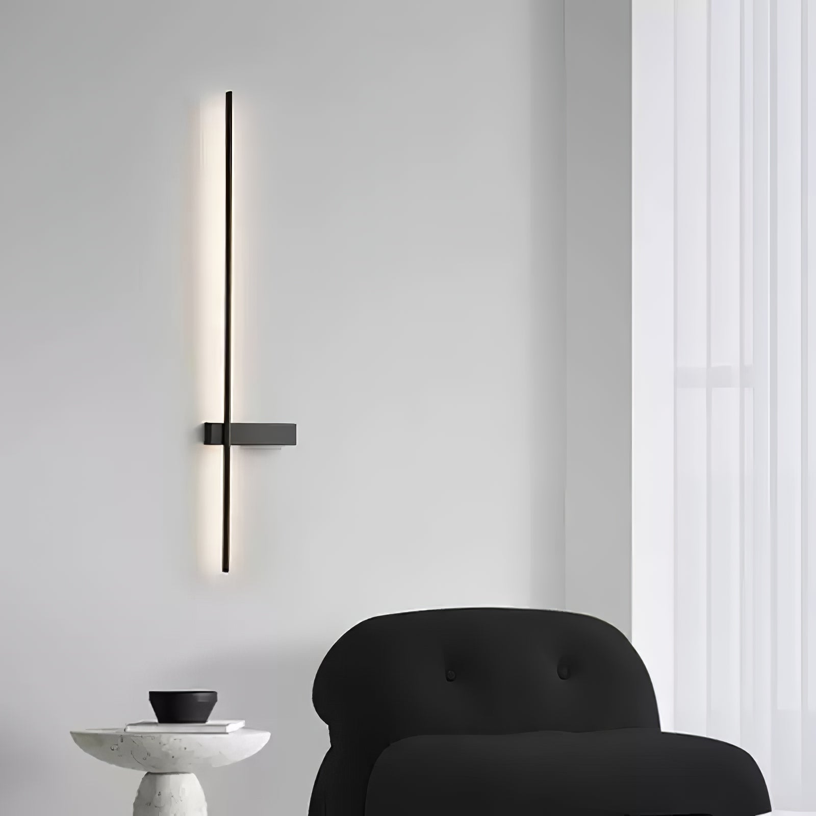 Adeline Linear Wall Light, Hardwired Wall Sconce, detail 2