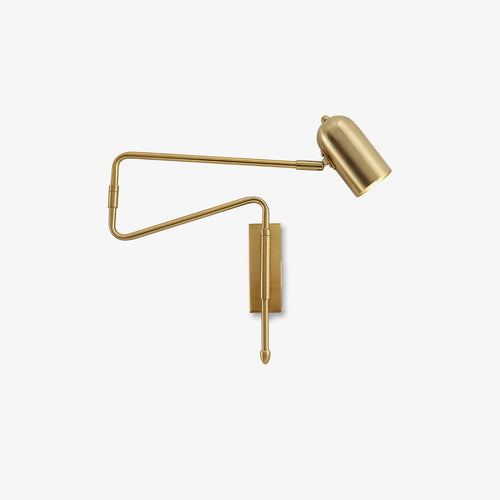 Adjustable Arm Reading Wall Light, Hardwired Wall Sconce, detail 2