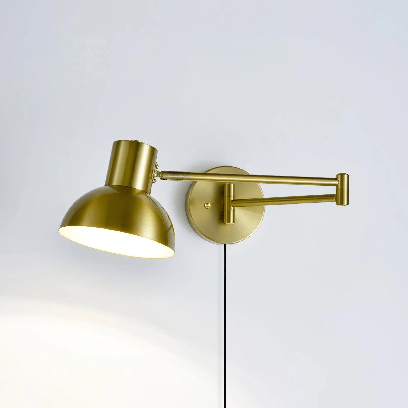 Adjustable Arm Plug-In Wall Light, Plug-In Wall Sconce, detail 9