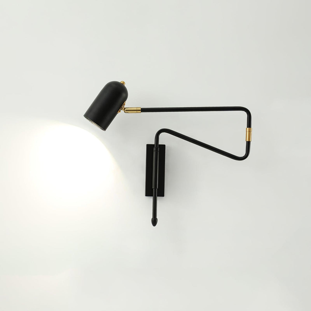 Adjustable Arm Reading Wall Light, Hardwired Wall Sconce, detail 10