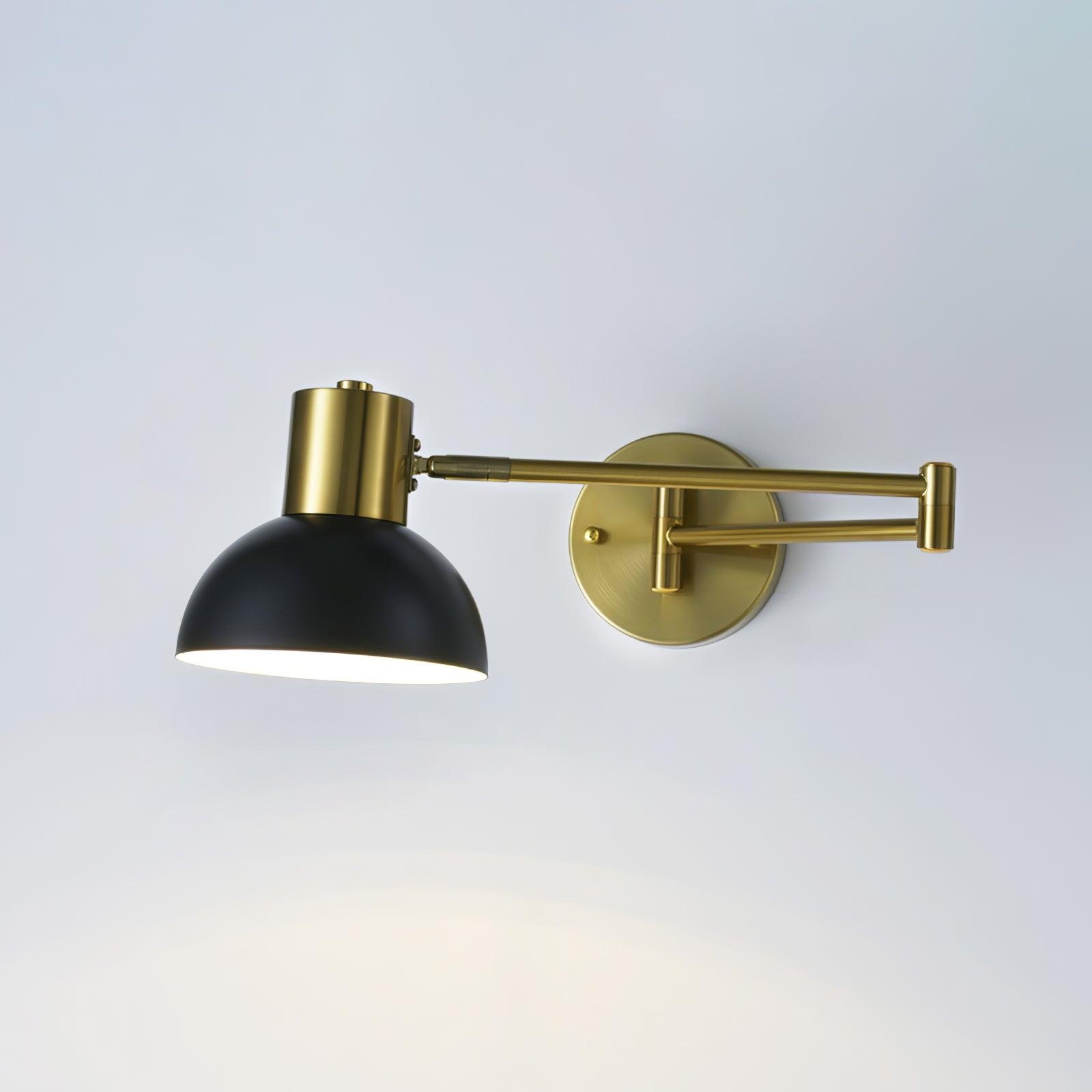 Adjustable Arm Reading Wall Light, Hardwired Wall Sconce, detail 12